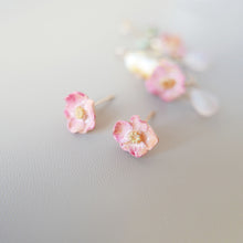 Load image into Gallery viewer, 小兔與虞美人耳環
