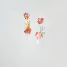 Load image into Gallery viewer, 小兔與虞美人耳環
